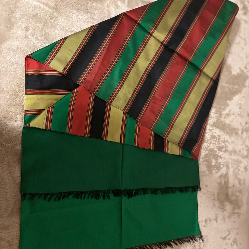 Vintage Neck Striped Multicolor Scarf